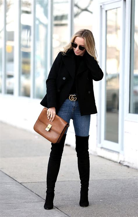 Winter Style: All Legs and Gucci Belt 